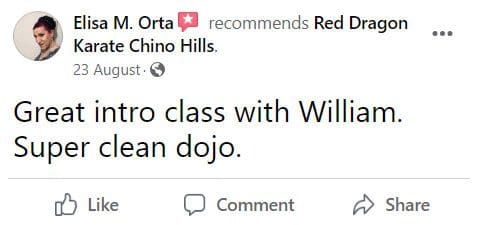 FB3 Chino Hills, Red Dragon Karate Chino Hills