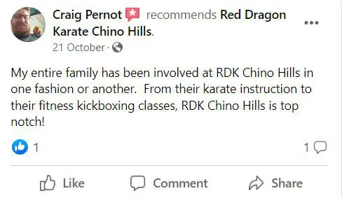 FB4 Chino Hills, Red Dragon Karate Chino Hills