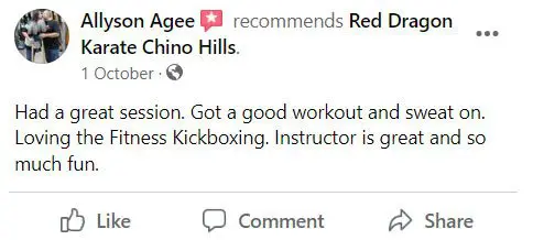 FB5 Chino Hills, Red Dragon Karate Chino Hills